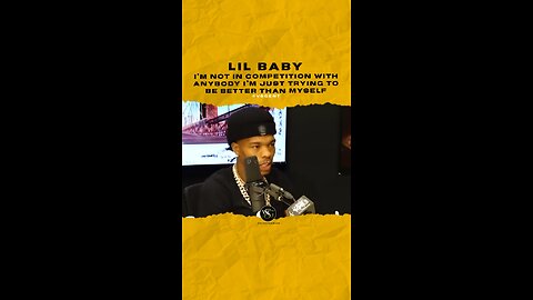 @lilbaby I’m not in competition with anybody im just trying 2b better than myself🎥 @power1051