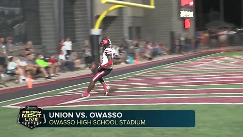 Union beats Owasso 35-17 in Friday Night Live Game of the Week