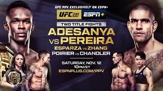 UFC 281 ADESANYA vs PEREIRA Livestream & Play By Play Commentary