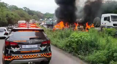 SOUTH AFRICA - Durban - Serious accident on M7 (Videos) (poG)