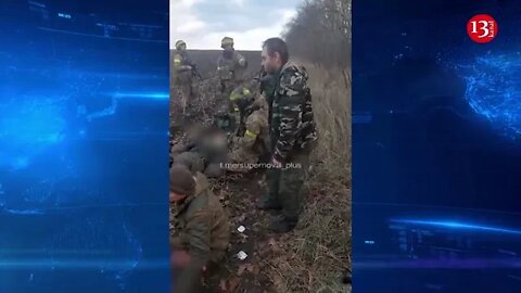 Unique shots from Ukraine: Captured Russian soldiers