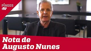 Nota de Augusto Nunes