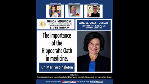Dr. Marilyn Singleton, MD JD - "The Importance of the Hippocratic Oath In Medicine"