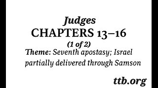 Judges Chapter 13-16 (Bible Study) (1 of 2)