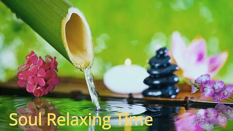 Bamboo Water Fountain and HealingPiano Music Soothing Soul Relaxing Time Peaceful Healing your Mind.