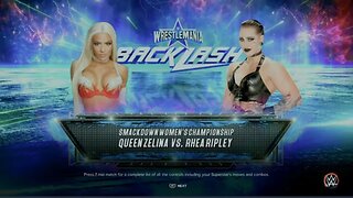 WrestleMania Backlash 2023 Zelina Vega vs Rhea Ripley for the WWE SmackDown Women's Championship