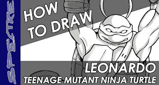 How to Draw Teenage Mutant Ninja Turtles [Leonardo]