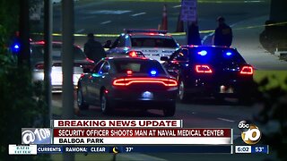 Man shot by security at Naval Medical Center San Diego