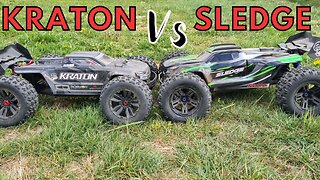 Traxxas Sledge vs Arrma Kraton