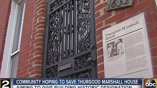 Thurgood Marshall's home is for sale