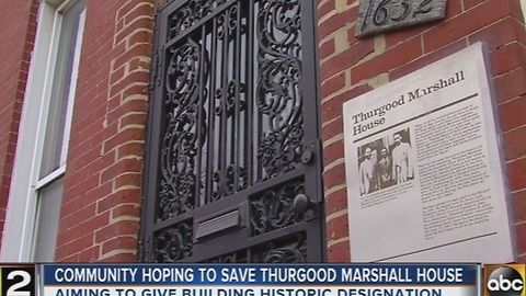 Thurgood Marshall's home is for sale