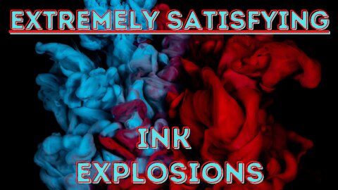 Extremely Satisfying Video - Ink In Water Explosions To Music!!!