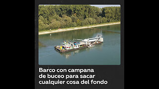 Carl Straat: el barco con campana de buceo para operaciones en el río Rin y sus afluentes