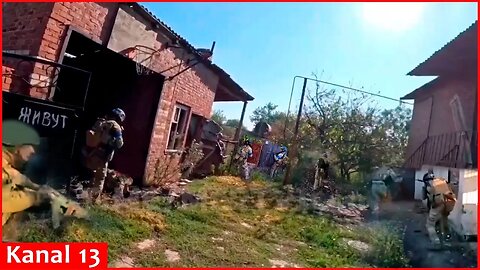 “Look at the c*rpses” - Ukrainian national police forces attack the house where Russians were hiding