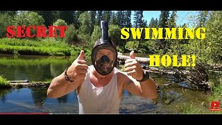 The SECRET Swimming Hole. Under Water Footage - Fish, Turtles and More.