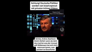 Epstein grüsst.. 🇩🇪Deutsche Politiker werden von 🇮🇱ISRAEL 🔥ERPRESST mit privaten INTIMEN Videos🔥