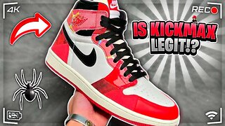 *IS KICKMAX.RU LEGIT!?* UNBOXING/REVIEWING AIR JORDAN 1 SPIDER MAN ACROSS THE SPIDER VERSE🕷 (2023)