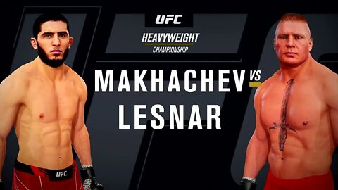 EA Sports UFC 4 Gameplay Brock Lesnar vs Islam Makhachev