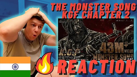 The Monster Song - KGF Chapter 2🇮🇳((IRISH REACTION!!)) | Adithi Sagar | Ravi Basrur