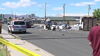 Adult and child in critical condition after Phoenix crash