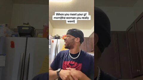 When you meet your gf mom… TikTok funny jokes comedy react reaction viral