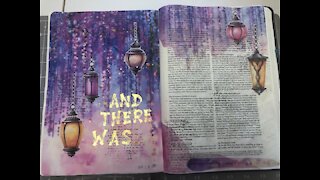 Let's Bible Journal John 1 (from Lovely Lavender Wishes)