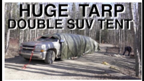 Huge Double SUV Tarp Tent Camping