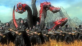 Dark Elves Vs Lizardmen | 10,000 Unit Cinematic Battle | Total War Warhammer 2