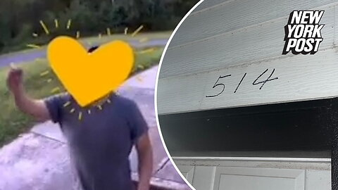 DoorDash driver scrawl 'secret code' on customers home