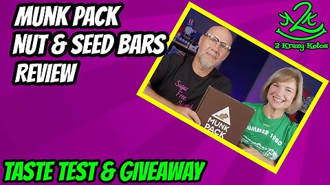 Munk Pack Nut & Seed bar review and giveaway | We taste all the flavors