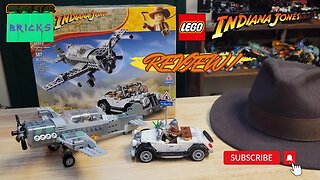 Lego Indiana Jones set 77012 Fighter Plane Chase REVIEW! - 387 Pcs