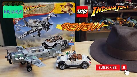 Lego Indiana Jones set 77012 Fighter Plane Chase REVIEW! - 387 Pcs