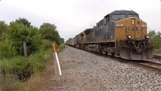 CSX Empty Coal Train from Sterling, Ohio July 15, 2023