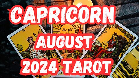 Capricorn ♑️-Letting go of control! August 2024 Evolutionary Tarot reading #capricorn #tarotary