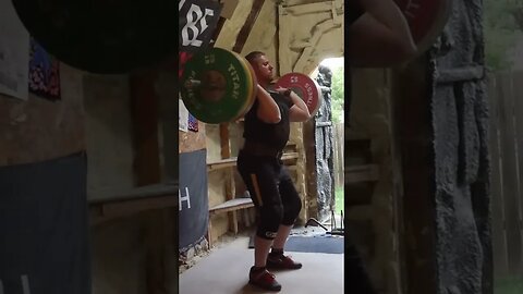 125 kg / 275 lb - Push Press + Jerk - Weightlifting Training