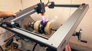 Can you use Ortur Laser Master 3 with woodturning?