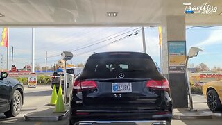 Meeting Queue At Car Wash | Evening Drive Thru