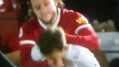 Liverpool Midfielder Adam Lallana CHOKES 19 Year Old Kid from Behind After Collision