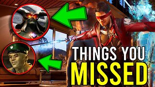 Things You MISSED In The Mortal Kombat 1 Gameplay Trailer!