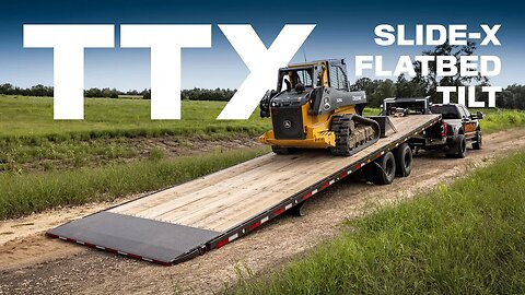 TTX - 26k Slide-X Sliding Axle Tilt Flatbed | MAXX-D 2023