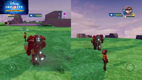 Disney Infinity 3.0 Hulk Buster vs Mrs incredible