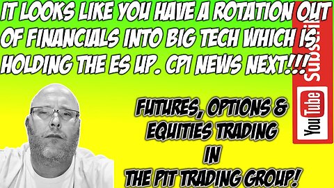 CPI News - ES E mini S&P500 NQ NASDAQ 100 Premarket Trade Plan - The Pit Futures Trading