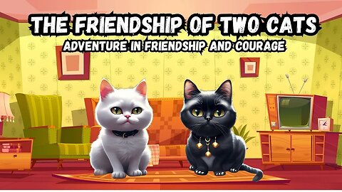 The Story of Two Cats | A Tale of Adventure in Friendship and Courage | Teenagers Story @talefuxion​