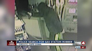 Police Search for Gas Station Robber