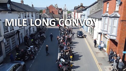 Mile long motorcycle convoy rides through Elan valley | The Mighty Shred Event