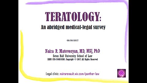 TERATOLOGY