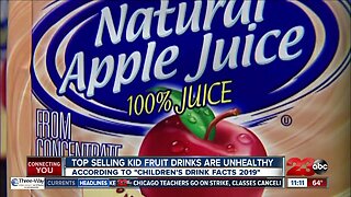 Top Selling Kid Fruit Drinks are Unhealthy