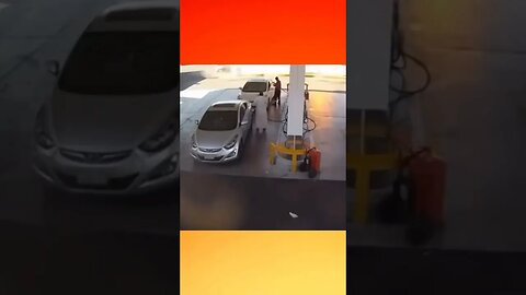 Massive Explosion at Gas Station Caught on Camera"