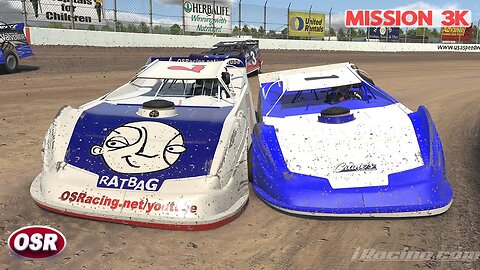 Thunder in Lakeland: iRacing Dirt Limited Late Model Racing at USA International Speedway! 🏁