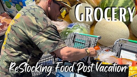 Healthy Grocery Haul RESTOCK Feeding Our Family of 7 *Aaron’s Sober Drinking Habit Exposed*